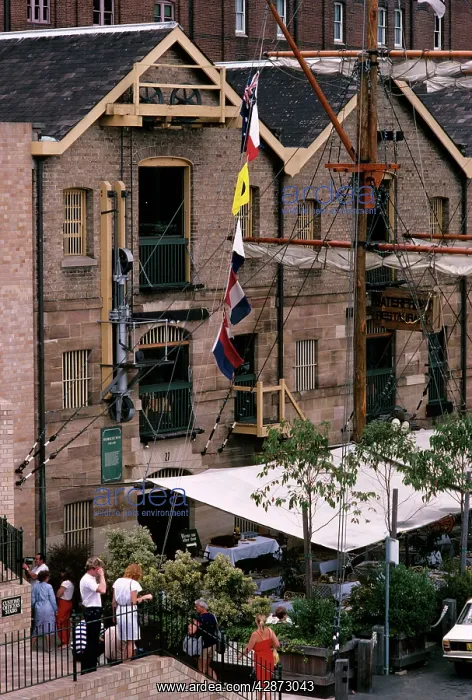 : The Rocks converted warehouses made into restaurants : The Rocks converted warehouses made into restaurants