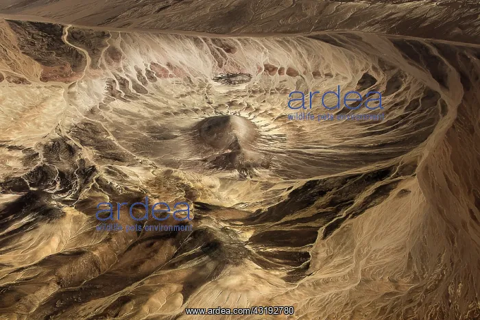 : Rocks formation similar to a crater in the middle : Rocks formation similar to a crater in the middle
