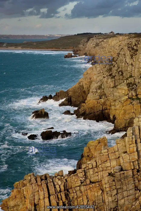 : Rocky coastline, Pointe Pen Hir, Brittany, France : Rocky coastline, Pointe Pen Hir, Brittany, France