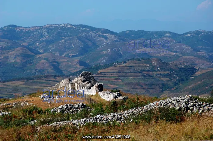 : Roman Art. Byllis Ruins, Albania. Remains : Roman Art. Byllis Ruins, Albania. Remains
