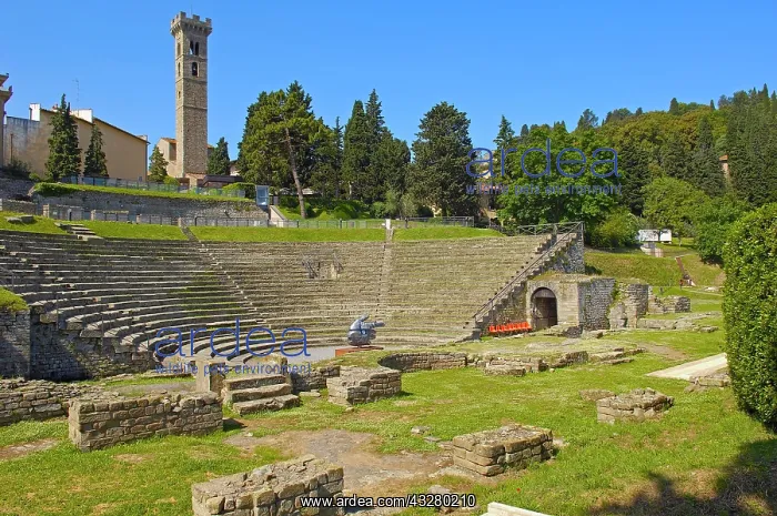 : Roman theatre, Fiesole, Province of Florence, Tuscany : Roman theatre, Fiesole, Province of Florence, Tuscany