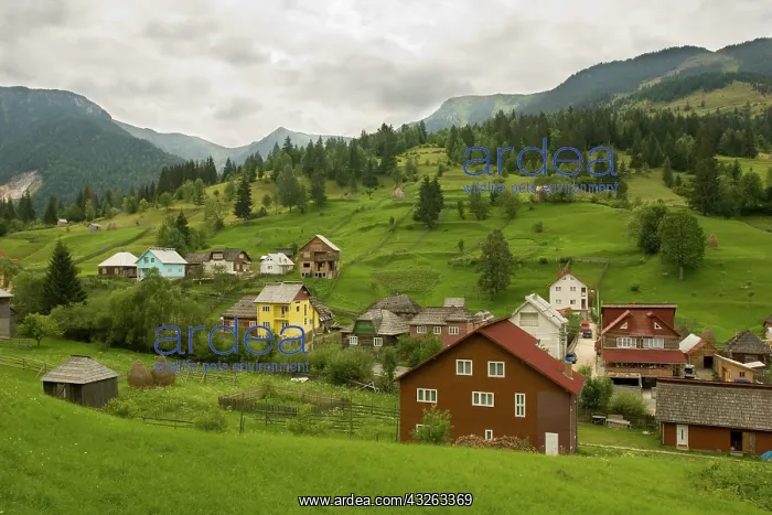 : Romania, Maramures, Mountain village by : Romania, Maramures, Mountain village by