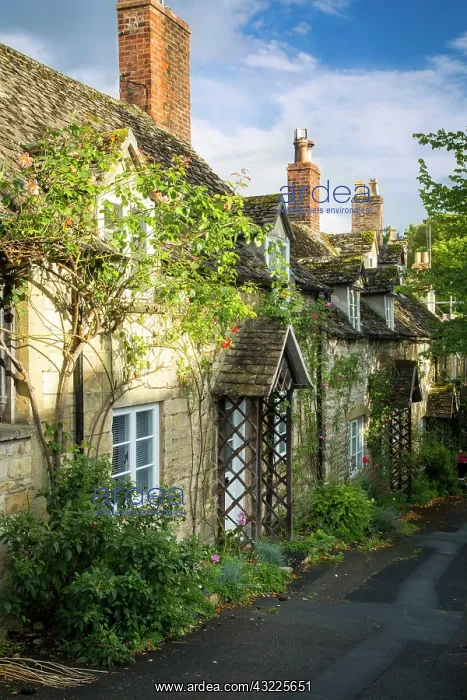 : Row of cottages in Winchcombe, Gloucestershire : Row of cottages in Winchcombe, Gloucestershire