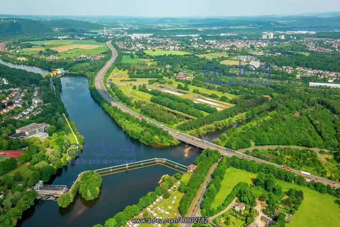 : Ruhr valley, Hengsteysee, Volme estuary, Hagen : Ruhr valley, Hengsteysee, Volme estuary, Hagen