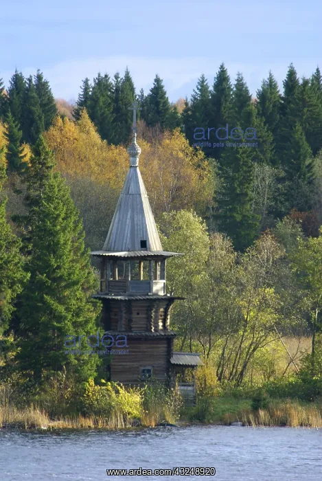 : Russia, Karelia, Kizhi Island, Chapel of : Russia, Karelia, Kizhi Island, Chapel of