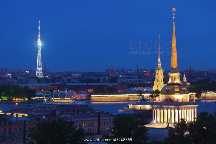  : Russia, Saint Petersburg, Center, elevated