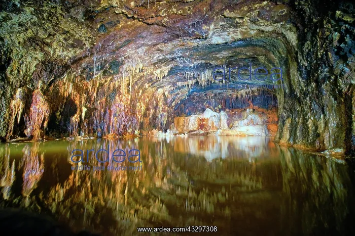: Saalfeld Fairy Caves Exhibition Mine, interior view : Saalfeld Fairy Caves Exhibition Mine, interior view