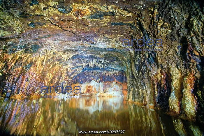: Saalfeld Fairy Caves Exhibition Mine, interior view : Saalfeld Fairy Caves Exhibition Mine, interior view