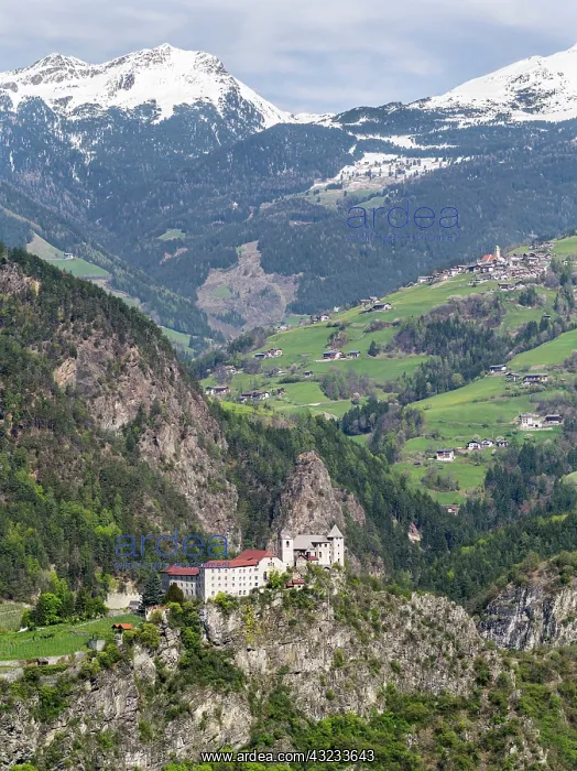 : Saeben Monastery near Klausen in the Eisack : Saeben Monastery near Klausen in the Eisack