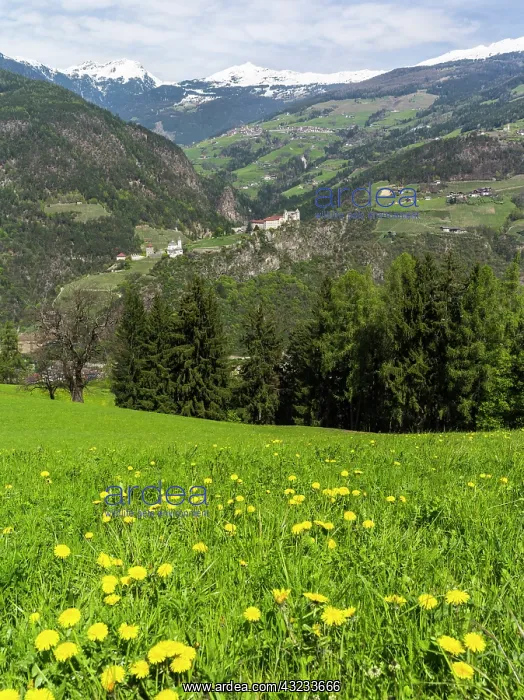 : Saeben Monastery near Klausen in the Eisack : Saeben Monastery near Klausen in the Eisack
