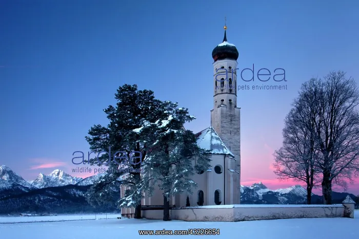 : Saint Coloman Church near Fussen, Bavaria : Saint Coloman Church near Fussen, Bavaria