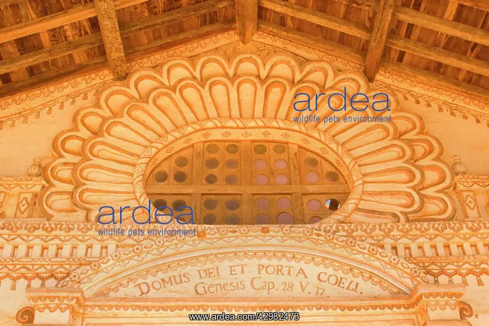 : San Javier mission church - entrance of historic : San Javier mission church - entrance of historic