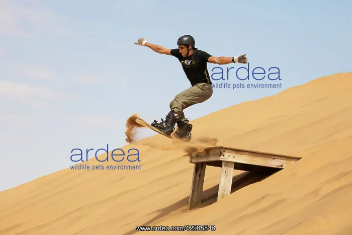 : Sand Boarding - in the dunes of the Namib Desert : Sand Boarding - in the dunes of the Namib Desert