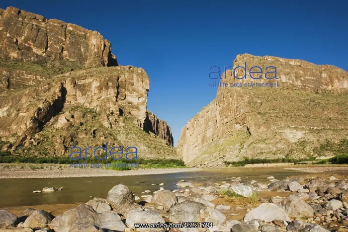 : Santa Elena Canyon and Rio Grande River, Chisos : Santa Elena Canyon and Rio Grande River, Chisos