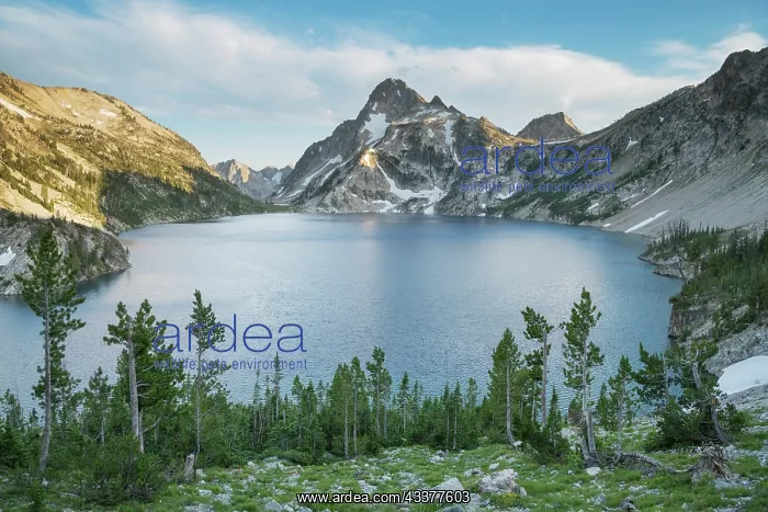  : Sawtooth Lake and Mount Regan, Idaho