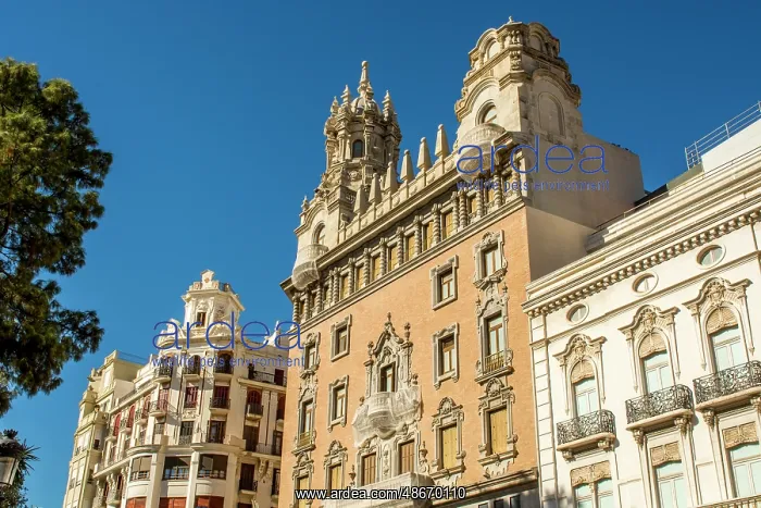 : Scenic architecture cityscape, Valencia, Spain : Scenic architecture cityscape, Valencia, Spain