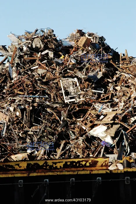  : Scrap Metal on Recycling Barge, Newtown Creek, NYC