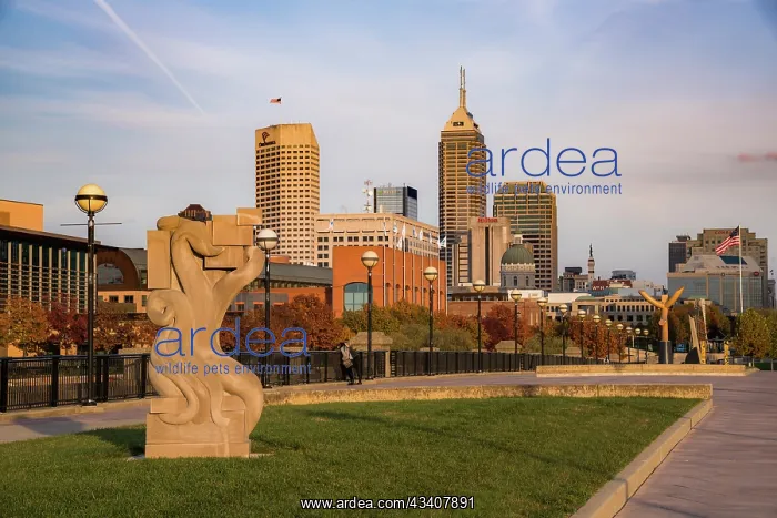 : Sculpture in White River State Park, Indianapolis : Sculpture in White River State Park, Indianapolis