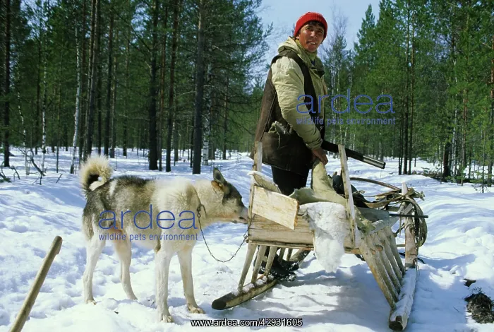: Selkup hunter, North Siberia, Russia (Northern minority) : Selkup hunter, North Siberia, Russia (Northern minority)