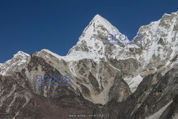 : Seven-thousander Pumori (7161m), seen from Chukhung : Seven-thousander Pumori (7161m), seen from Chukhung