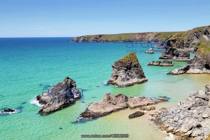  : Shoreline. Bedruthan Steps, Cornwall, UK