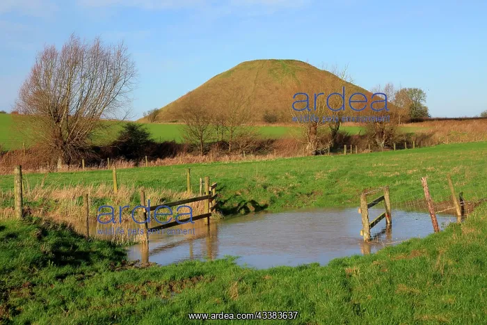 : Silbury Hill neolithic site Wiltshire, England : Silbury Hill neolithic site Wiltshire, England