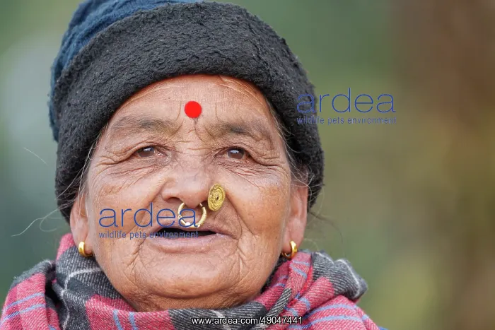 : Singalila national park, Woman at Jaubari village : Singalila national park, Woman at Jaubari village