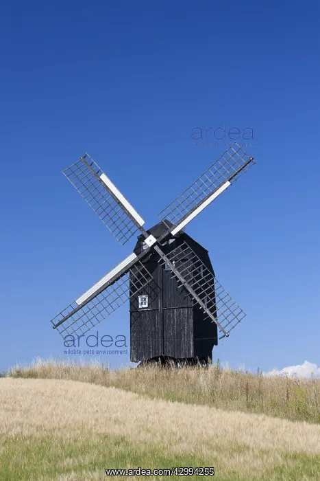 : Skabersjoe windmill - Skane - Sweden : Skabersjoe windmill - Skane - Sweden