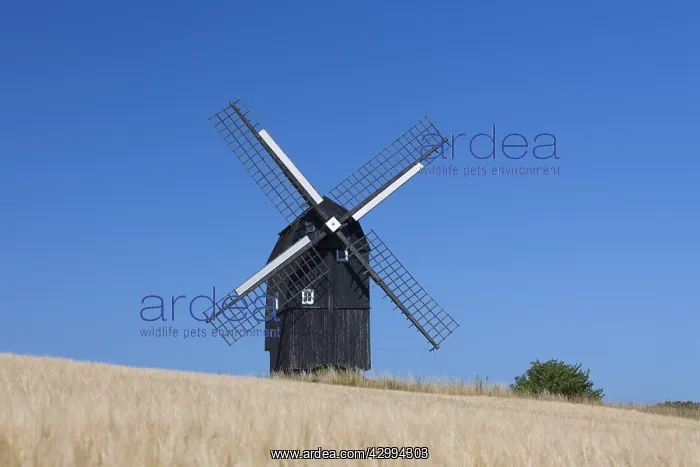 : Skabersjoe windmill - Skane - Sweden : Skabersjoe windmill - Skane - Sweden