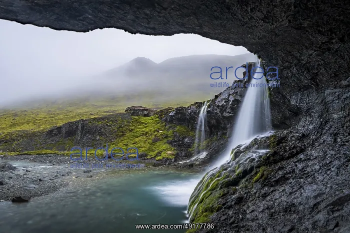 : Skutafoss waterfall, East Iceland : Skutafoss waterfall, East Iceland