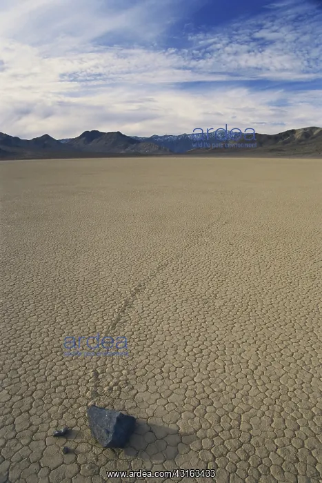 : Sliding Rock on Racetrack Playa : Sliding Rock on Racetrack Playa
