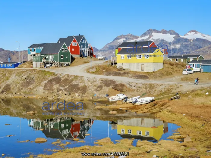  : The small harbor. Town Tasiilaq (formerly called