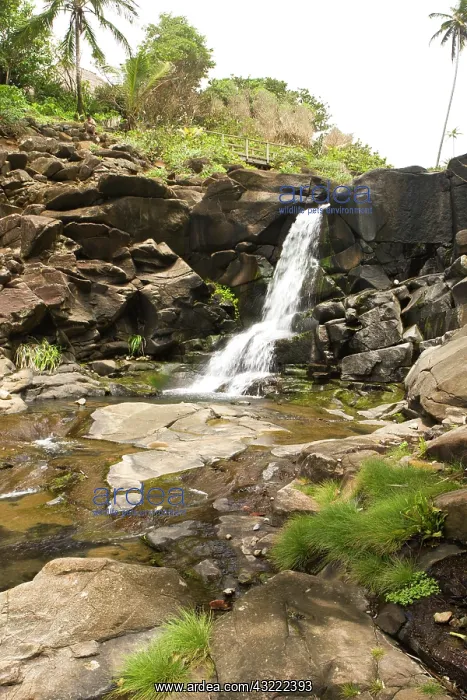 : Small waterfall on the Carib (Kalinago) : Small waterfall on the Carib (Kalinago)