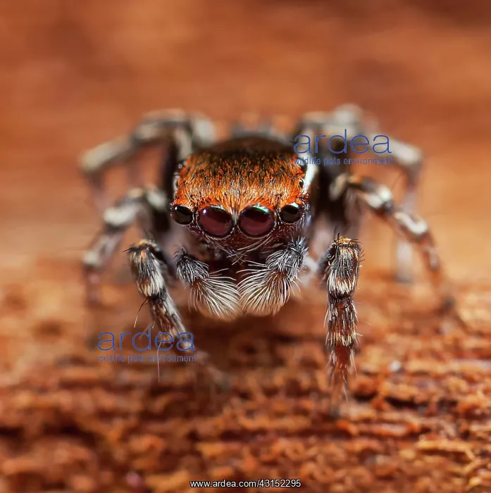 : one of the smallest of the peacock jumping spiders : one of the smallest of the peacock jumping spiders