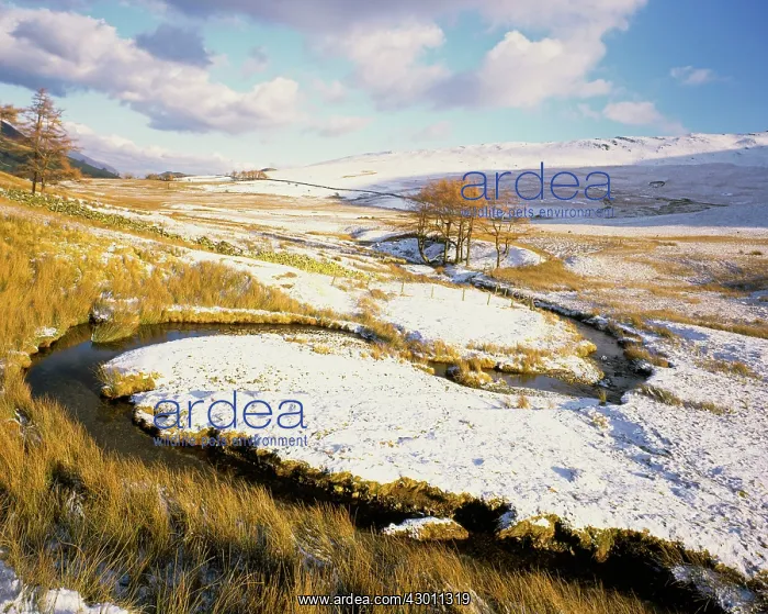 : Snow covered Hills in winter near Keswick, Lake : Snow covered Hills in winter near Keswick, Lake