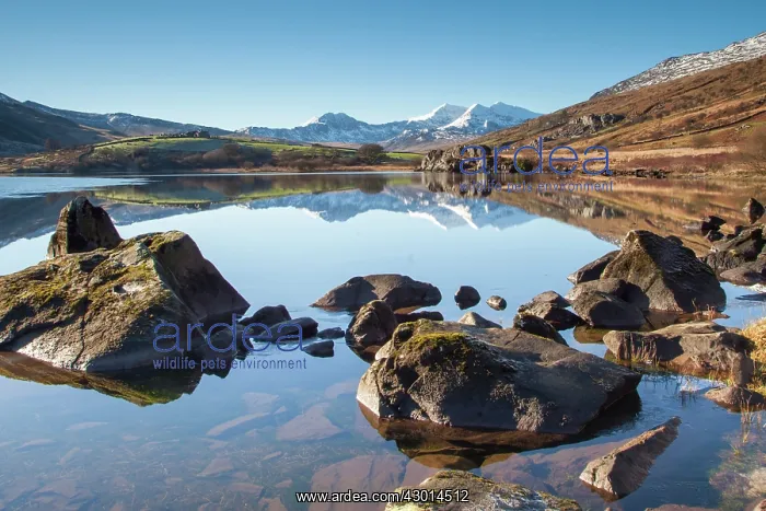 : Snowdon horseshoe and mirror reflections taken : Snowdon horseshoe and mirror reflections taken