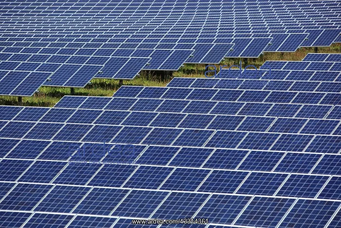 : Solar field, solar park in the landscape, Fesselsdorf : Solar field, solar park in the landscape, Fesselsdorf