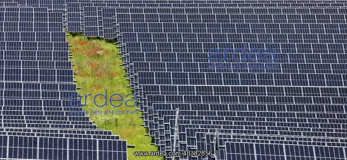 : Solar field, solar park in the landscape, Nellingen : Solar field, solar park in the landscape, Nellingen