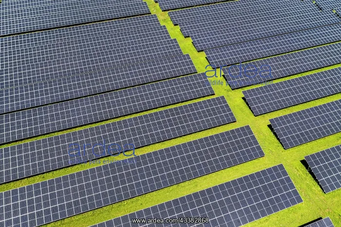 : Solar field, solar park in the landscape, Nellingen : Solar field, solar park in the landscape, Nellingen