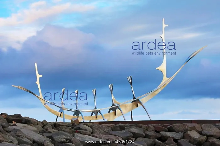  : Solfar Sun Voyager boat sculpture by Jon Gunnar
