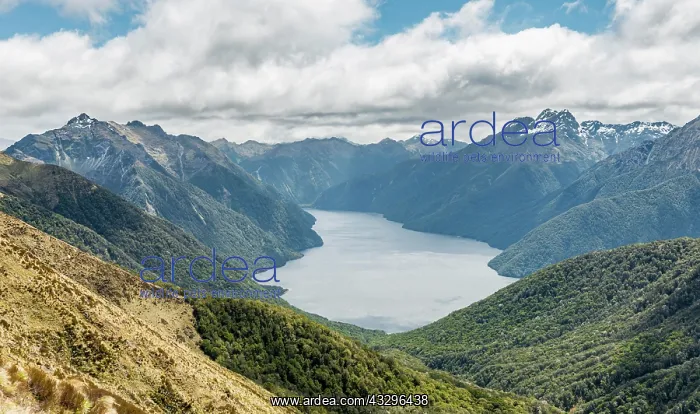 : South Fiord of Lake Te Anau, Murchison Mountains : South Fiord of Lake Te Anau, Murchison Mountains