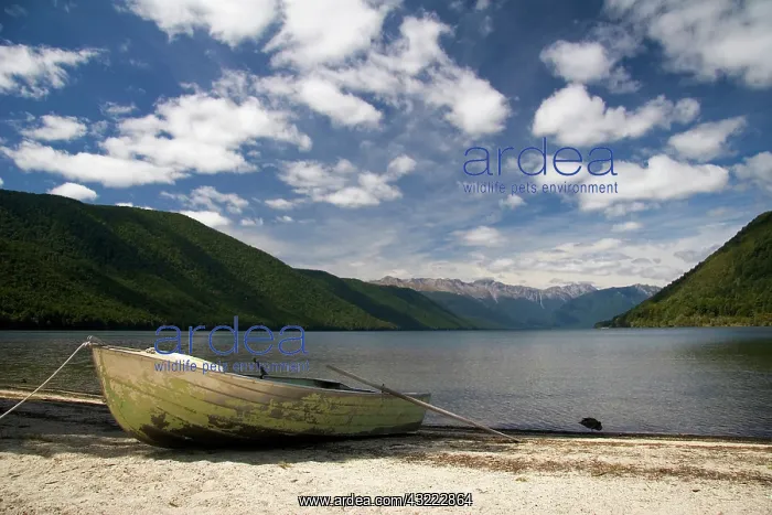 : South Island, New Zealand. A beautiful glacial : South Island, New Zealand. A beautiful glacial