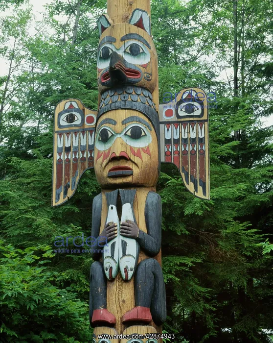 : Southeast Alaska Totem -Tlingit Indian Totem at : Southeast Alaska Totem -Tlingit Indian Totem at