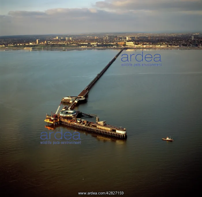 : Southend Pier, the longest pleasure pier in the : Southend Pier, the longest pleasure pier in the