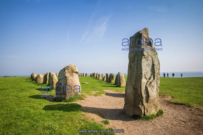 : Southern Sweden, Kaseberga, Ales Stenar, Ale's Stones : Southern Sweden, Kaseberga, Ales Stenar, Ale's Stones