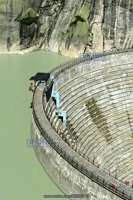 : Spitallamm arch gravity dam on the Grimselsee re : Spitallamm arch gravity dam on the Grimselsee re
