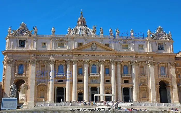 : St Peters Basilica, Rome, The Vatican, Italy : St Peters Basilica, Rome, The Vatican, Italy