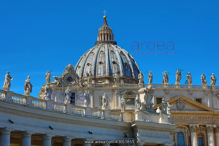 : St Peters Basilica, Rome, The Vatican, Italy : St Peters Basilica, Rome, The Vatican, Italy