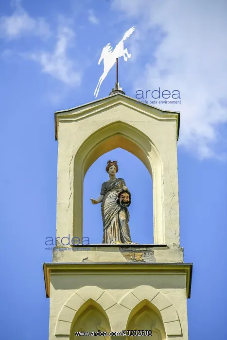 : Statue, Judith with the head of Holofernes, Gable : Statue, Judith with the head of Holofernes, Gable