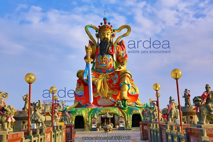 : Statue of the Taoist god Xuan Tian Shang Di, North : Statue of the Taoist god Xuan Tian Shang Di, North